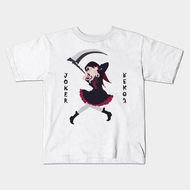 Cute Joker Fujiwara Chika Shirt Kids T-Shirt by Bam-the-25th